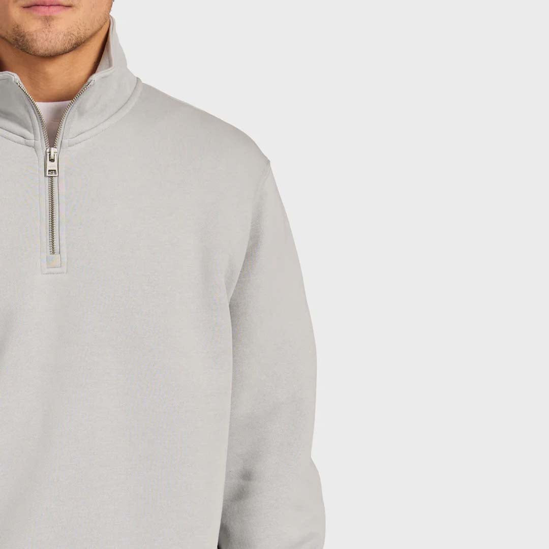 Academy 1/4 Zip Sweat | Slate Grey