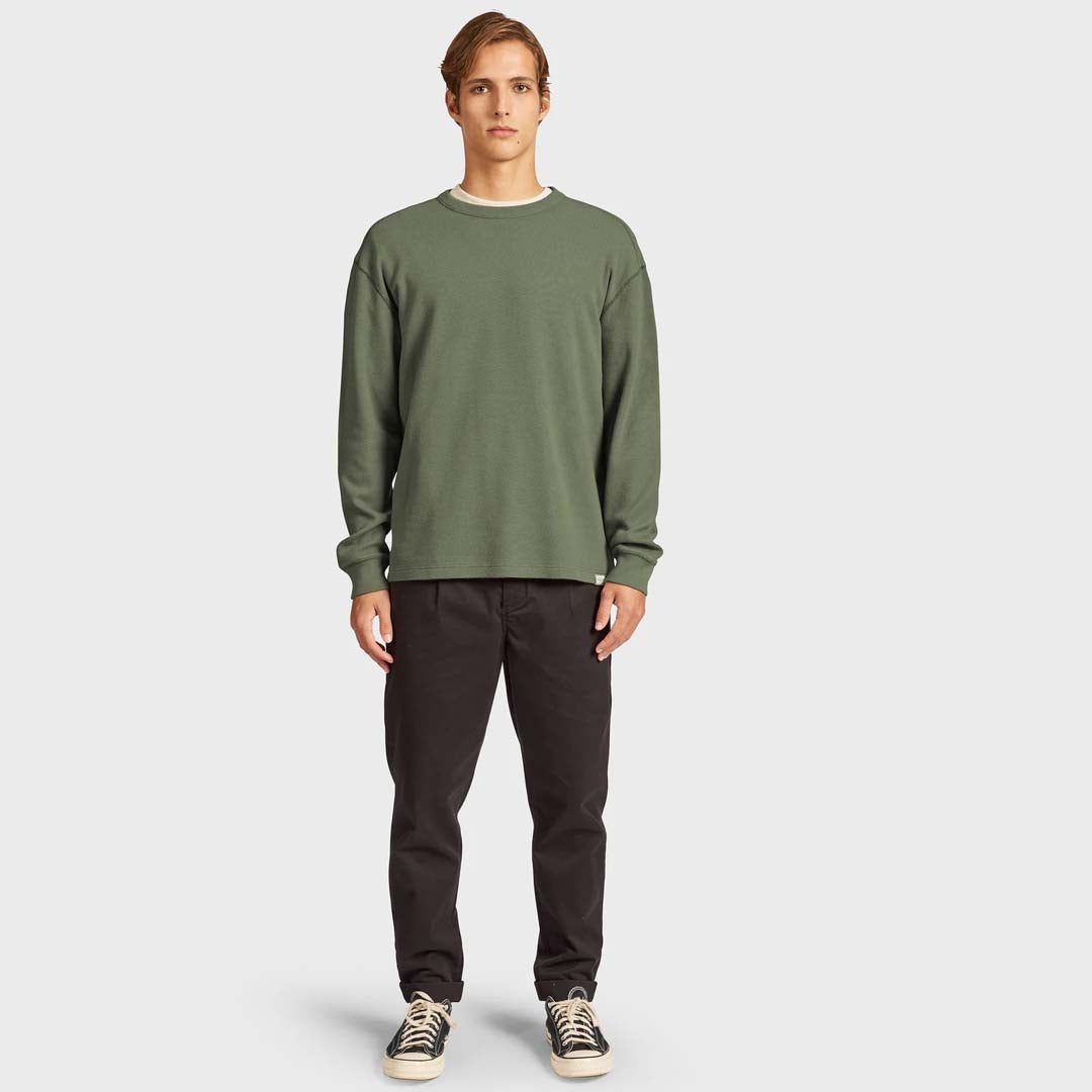 Perry Waffle Crew | Ivy Green