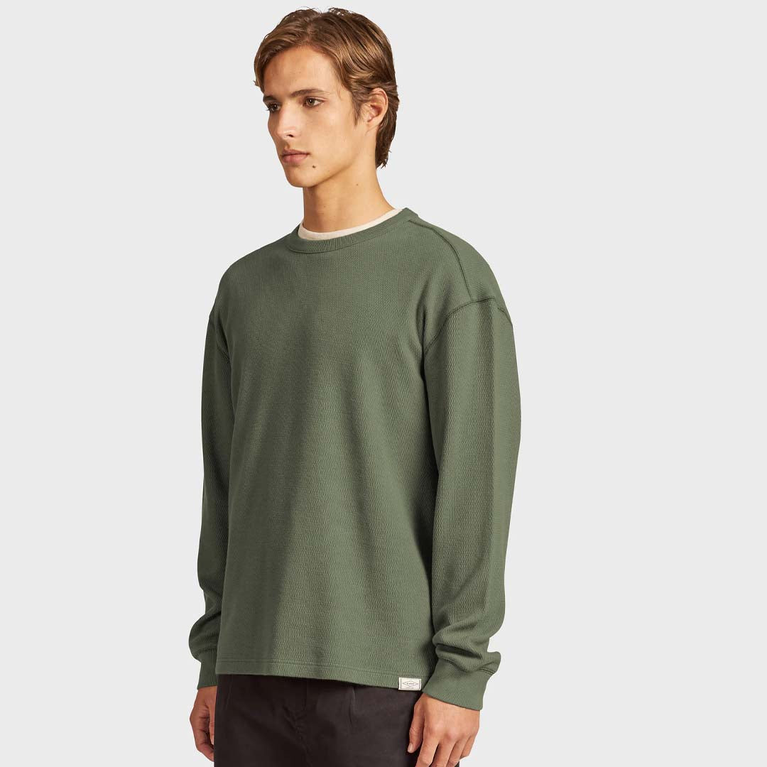 Perry Waffle Crew | Ivy Green