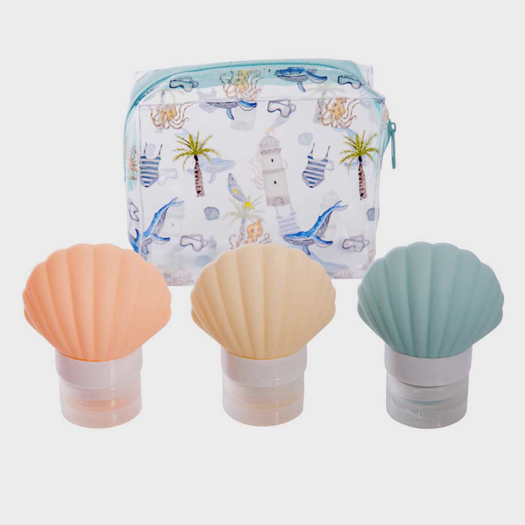 Shell Travel Bottles