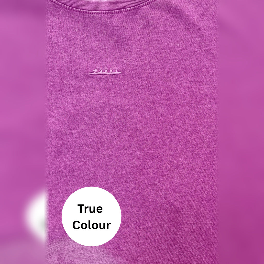 The Baby Got Back Long Sleeve Tee in Violet — image 6