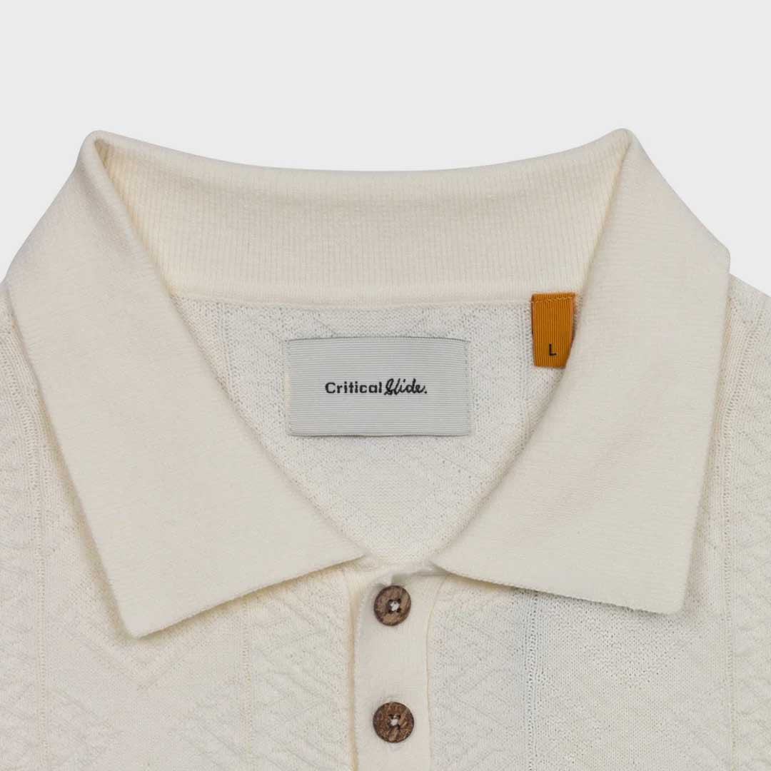 Trader Knit Polo | Ecru