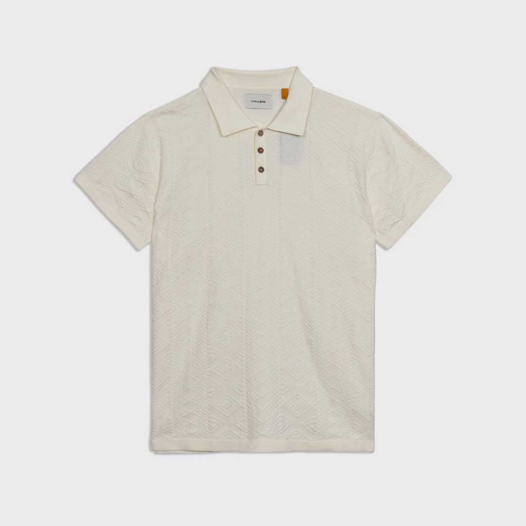 Trader Knit Polo | Ecru