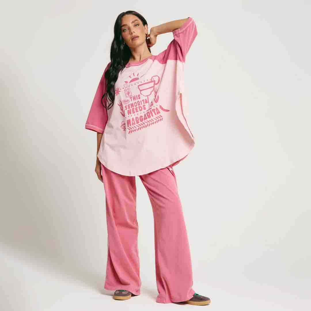 The Margie Raglan Tee | Pink