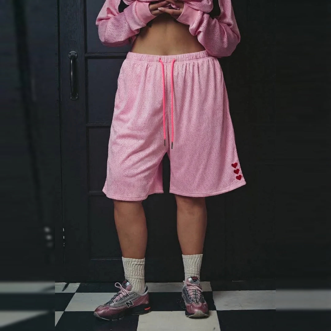 The Mesh Jort | Pink — image 3