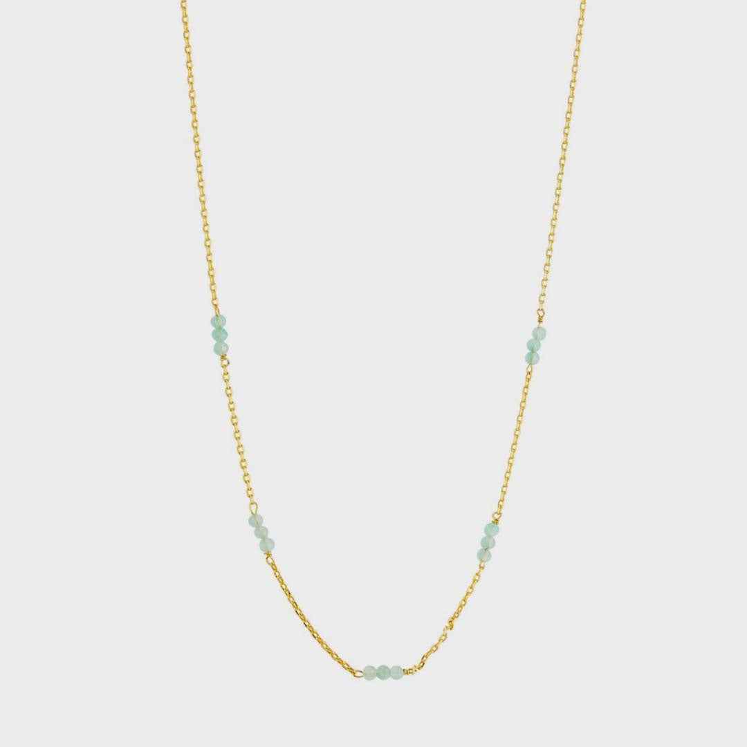 AQUAMARINE HALI NECKLACE