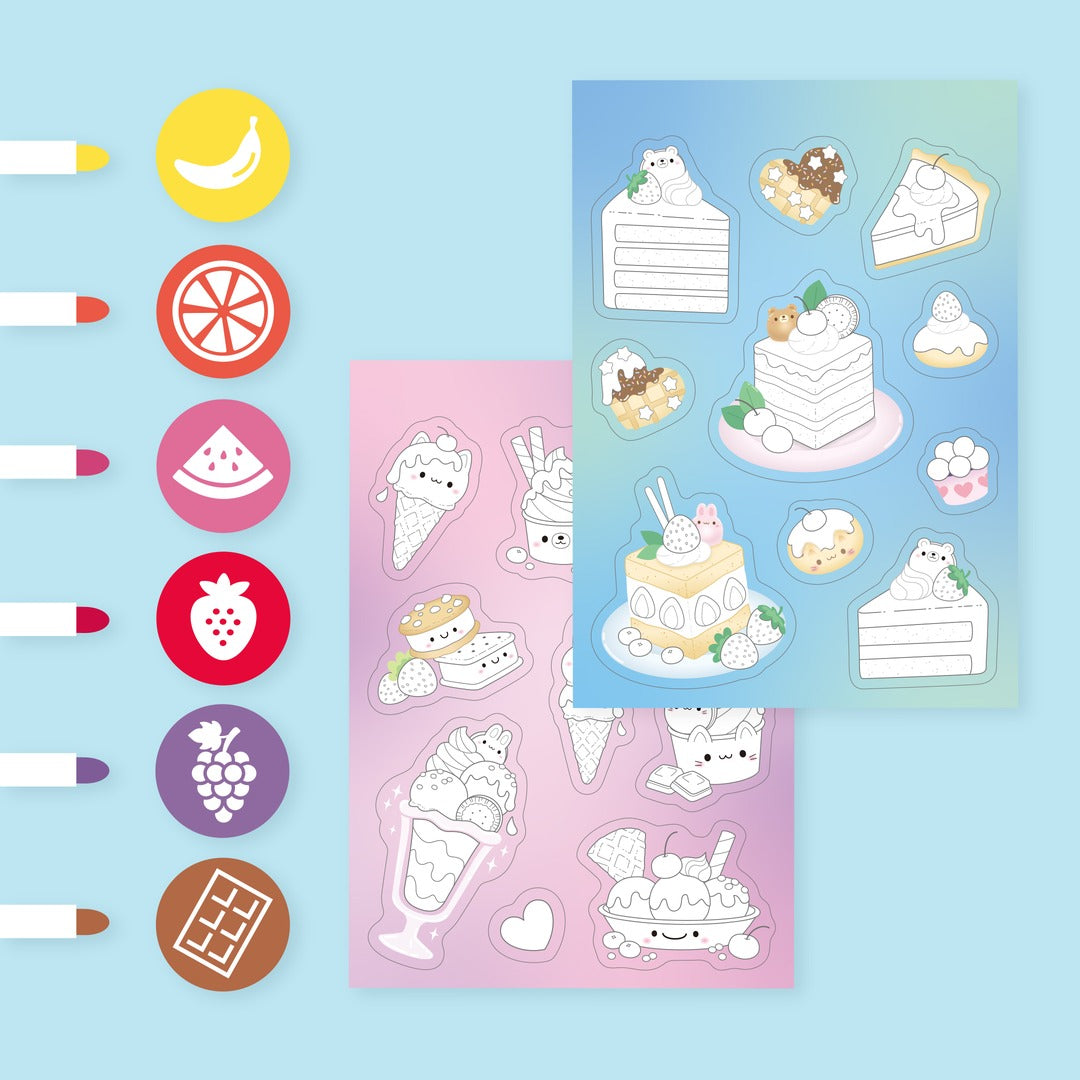 Scented Stacks Of Stickers | Dreamy Desserts
