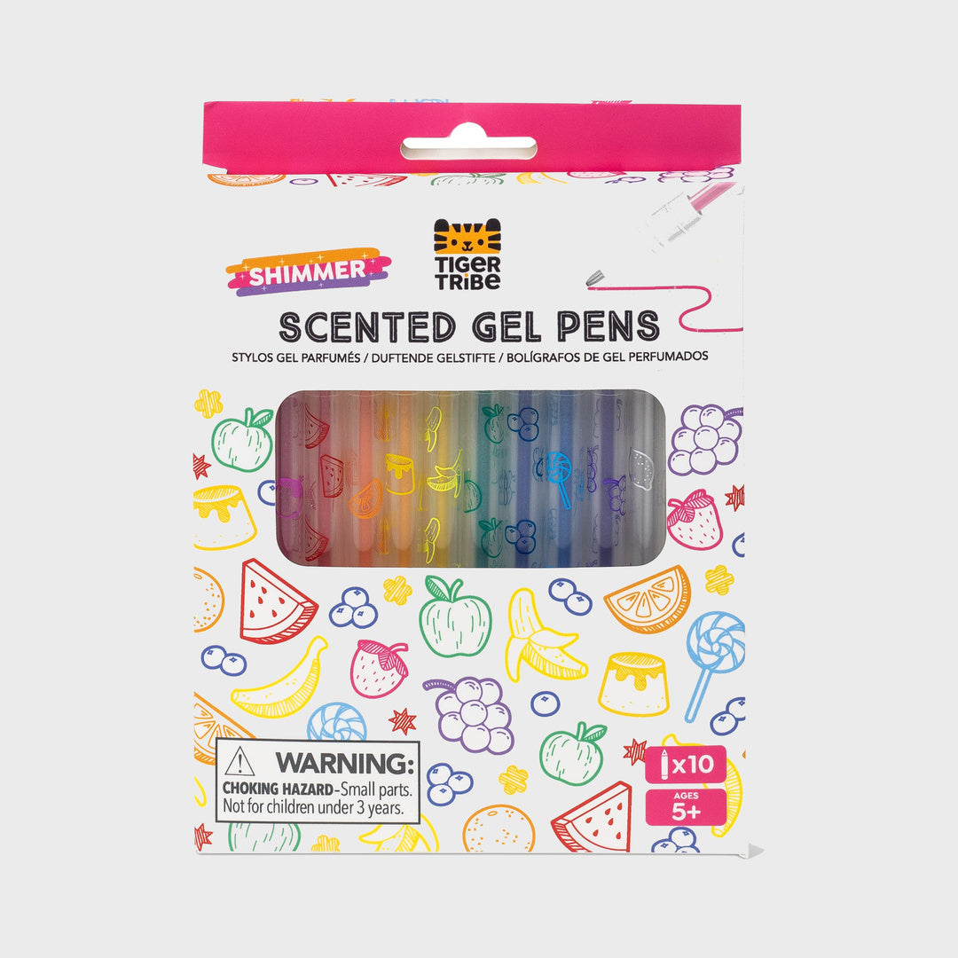 Shimmer Scented Gel Pens product packaging