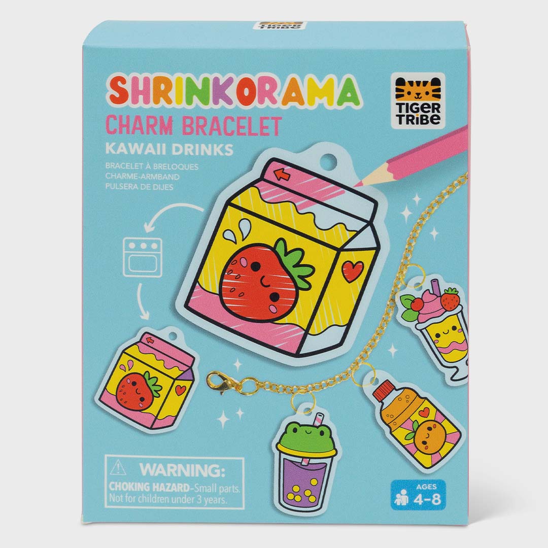Shrinkorama Charm Bracelet | Kawaii Drinks
