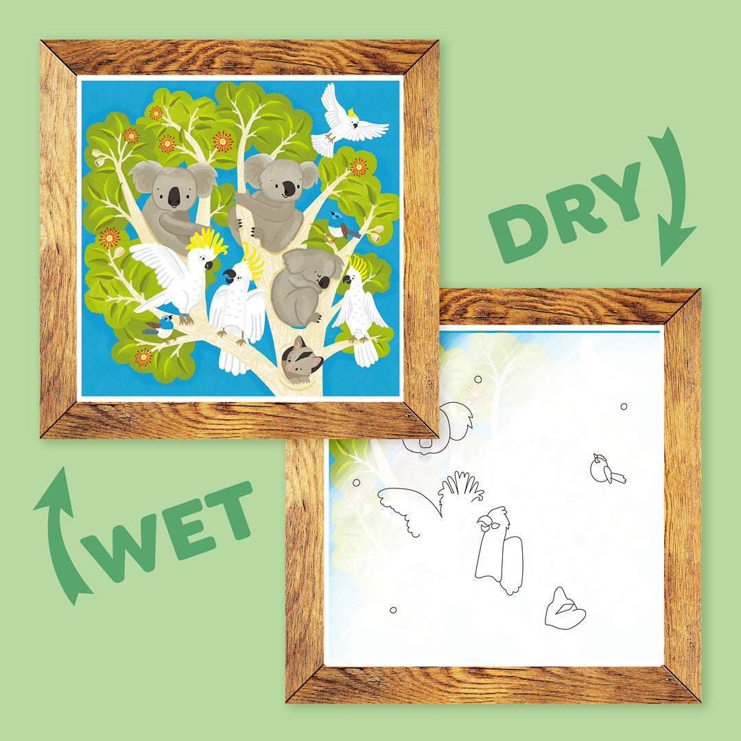 Magic Painting World wet and dry artwork