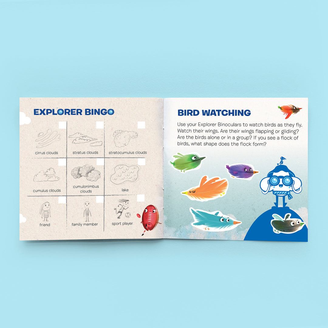 Explorer Binoculars bird-watching activity