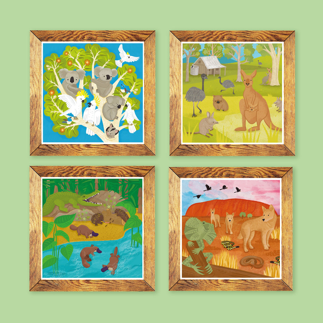 Magic Painting World Aussie animal pictures