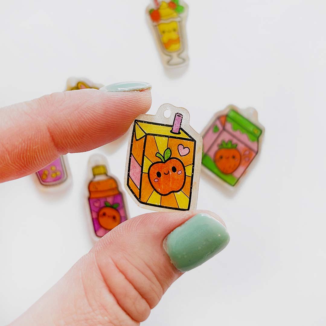 Shrinkorama Charm Bracelet | Kawaii Drinks
