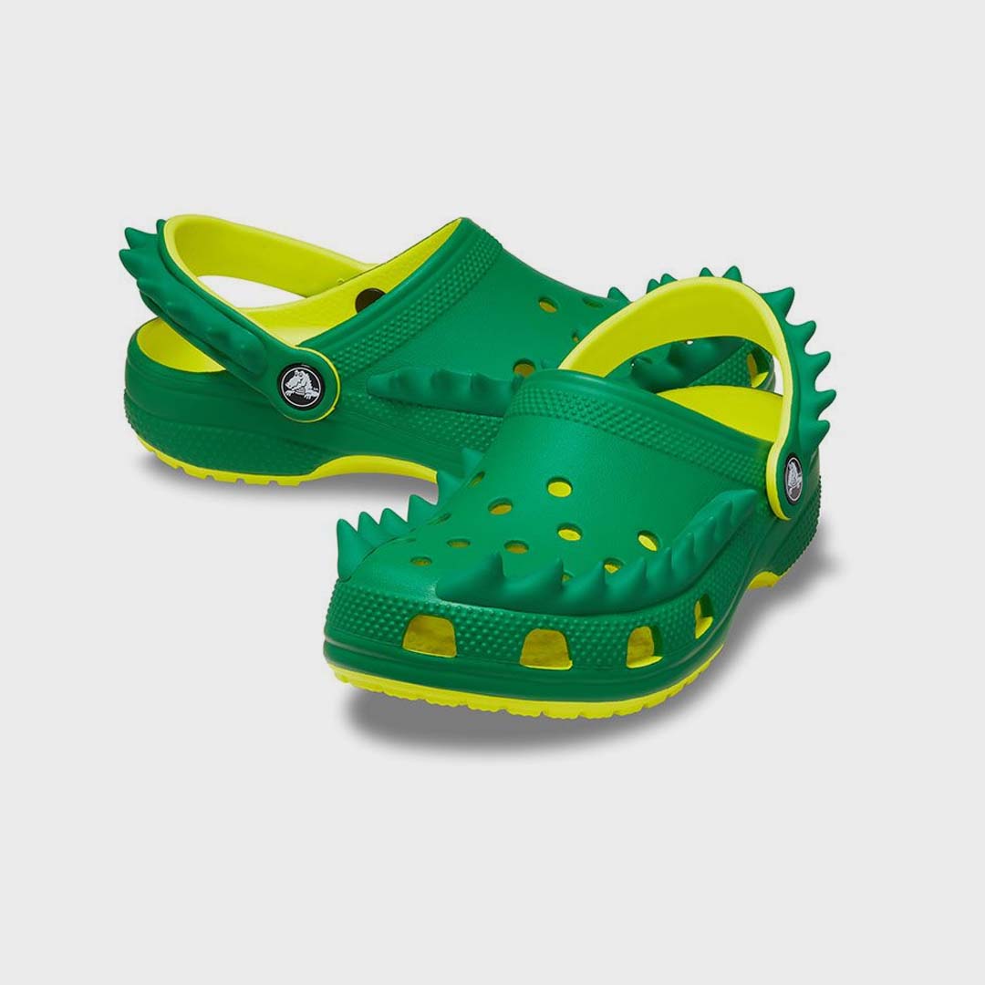 TODDLER CLASSIC SPIKES CLOG | ACIDITY GREEN