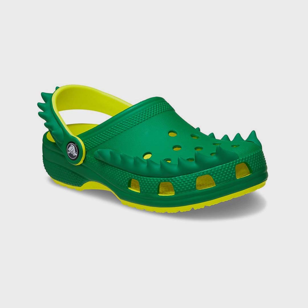 TODDLER CLASSIC SPIKES CLOG | ACIDITY GREEN