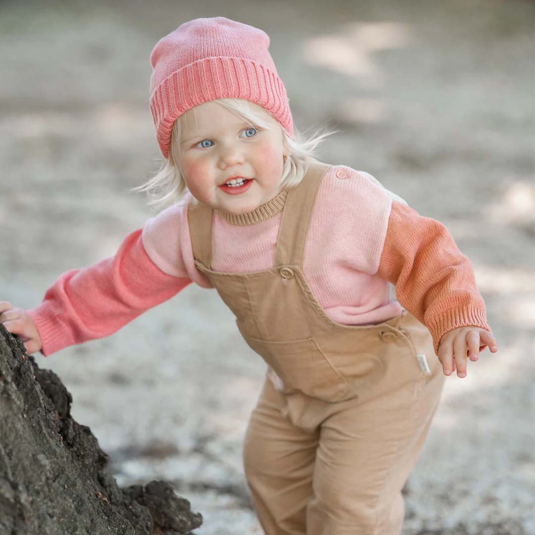 Quincy Baby Corduroy Overalls | Driftwood