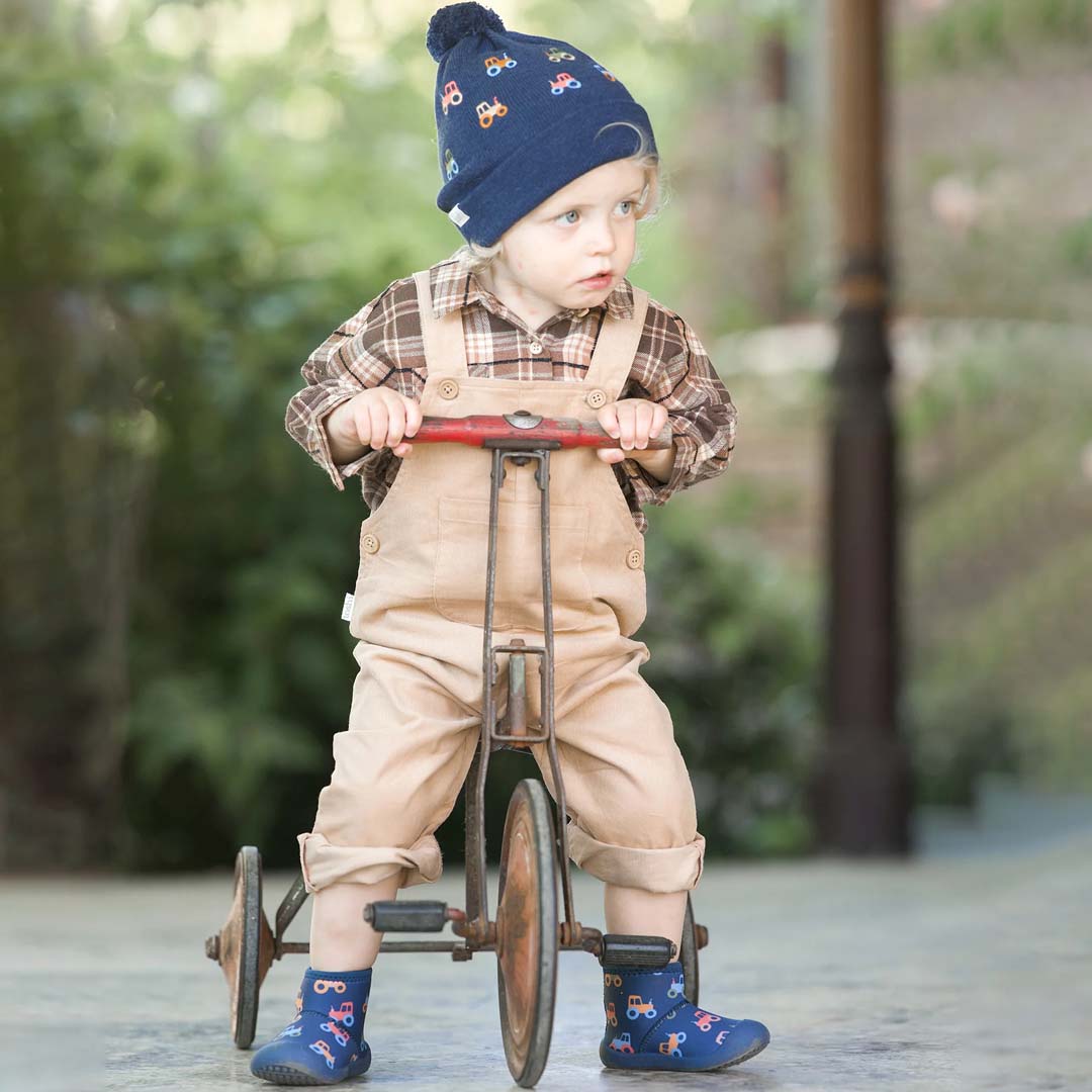 Quincy Baby Corduroy Overalls | Driftwood