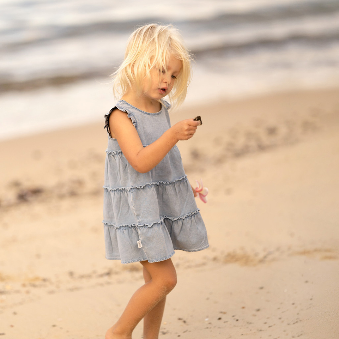BABY DRESS TIERED | INDIANA