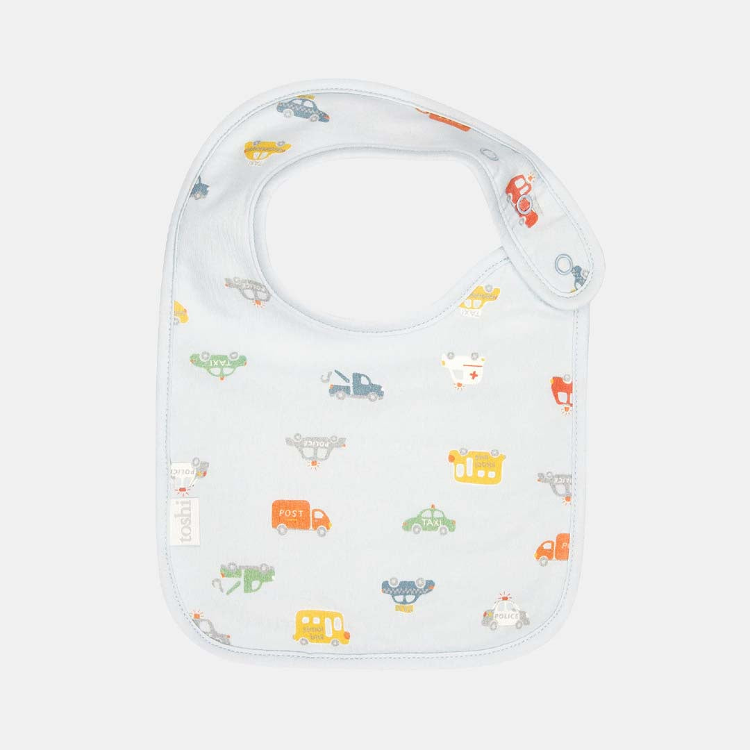 CLASSIC BABY BIB | WORKING WHEELS