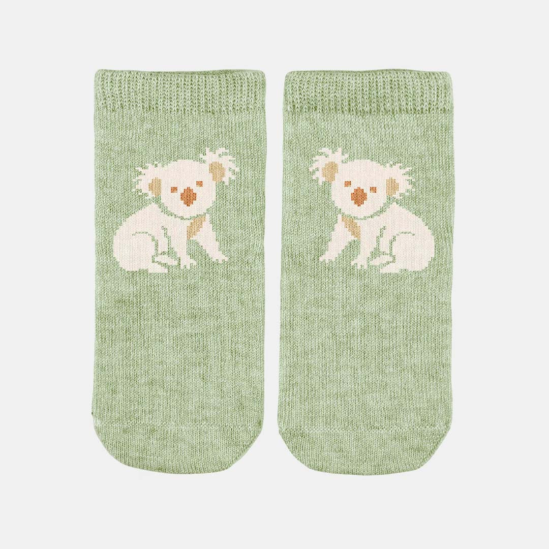 JACQUARD ORGANIC ANKLE SOCKS | KOALA