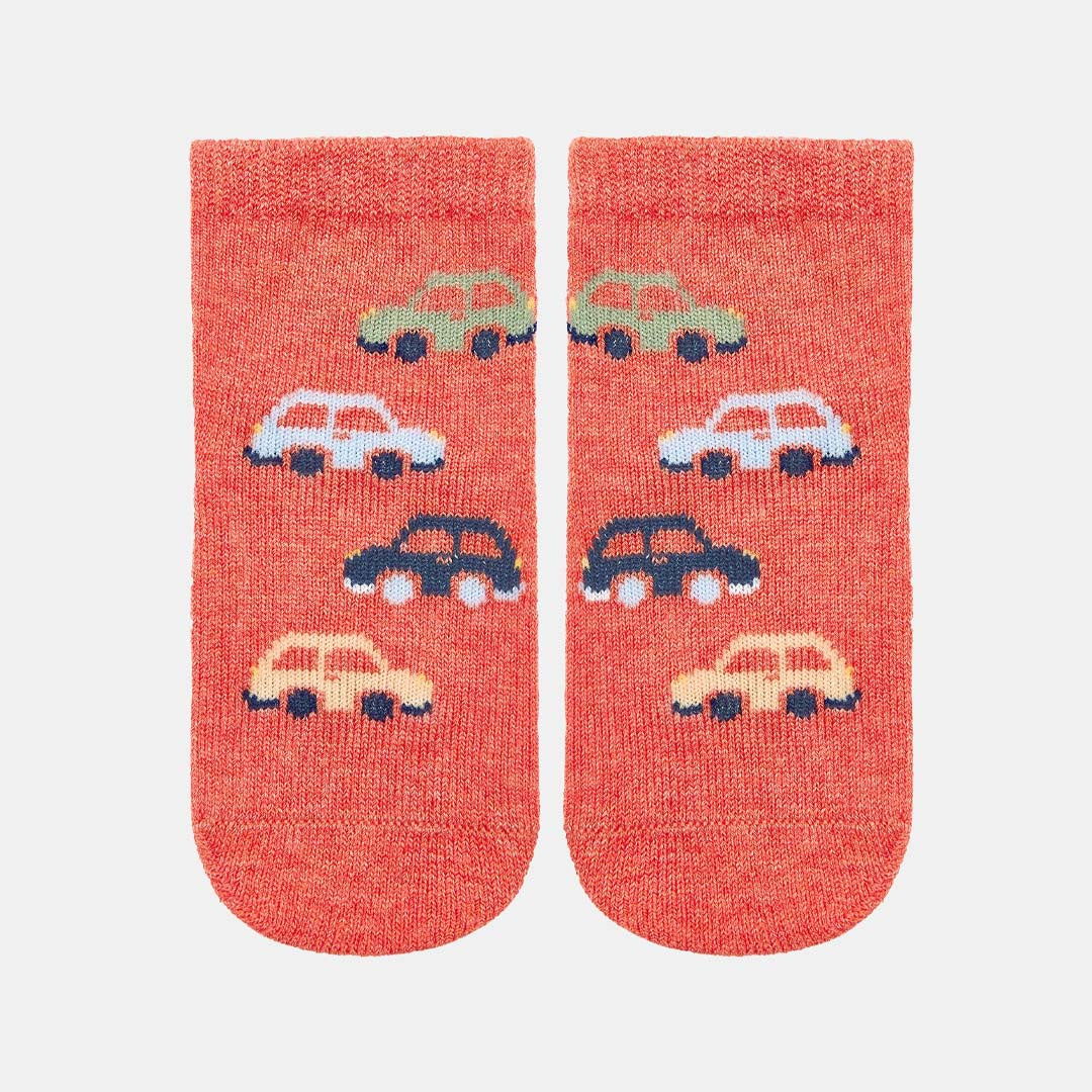 JACQUARD ORGANIC ANKLE SOCKS | RACER