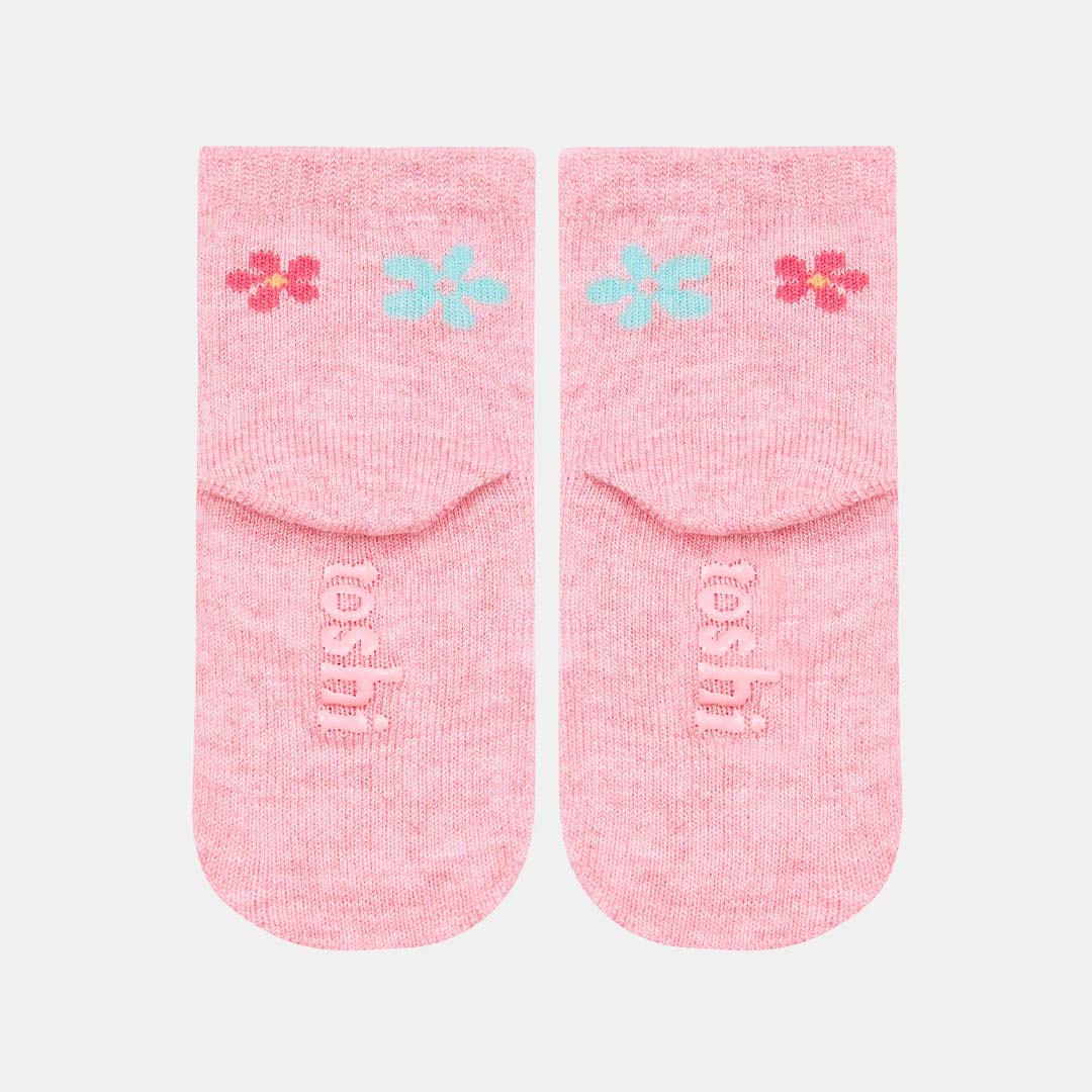 JACQUARD ORGANIC ANKLE SOCKS | DAISY