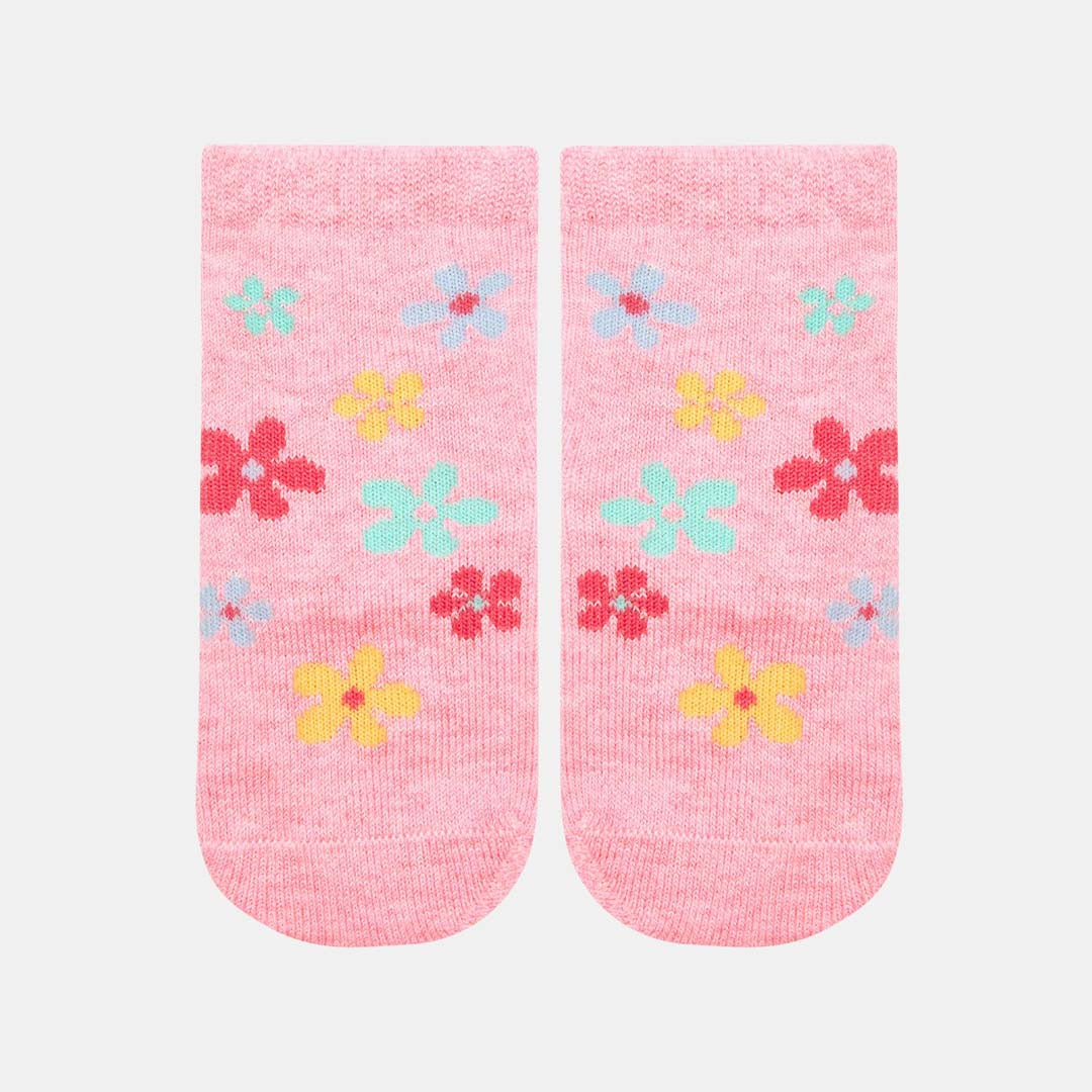 JACQUARD ORGANIC ANKLE SOCKS | DAISY