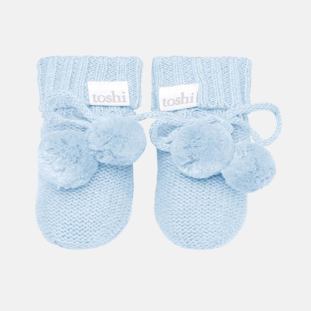 MARLEY ORGANIC BOOTIES | BLUEBIRD