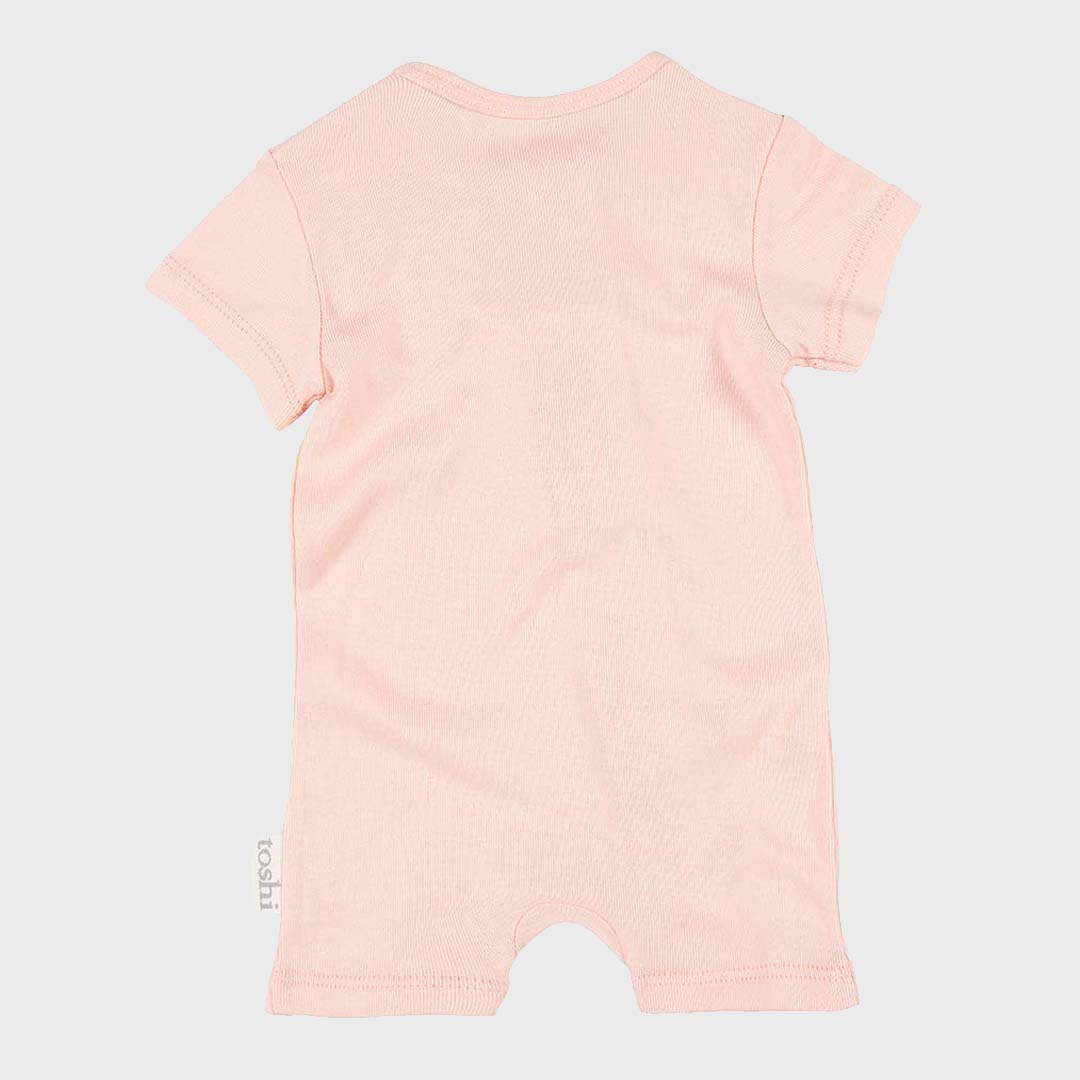 ONESIE SHORT SLEEVE - BLUSH