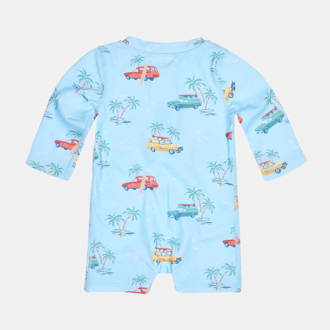 Swim Onesie LS Splash | Swell Seekers Sky