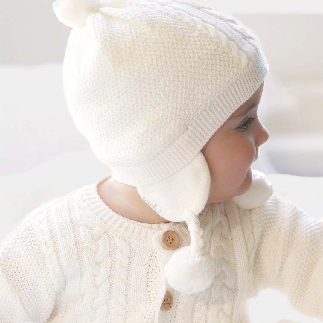 Yummy Organic Cardigan | Cream