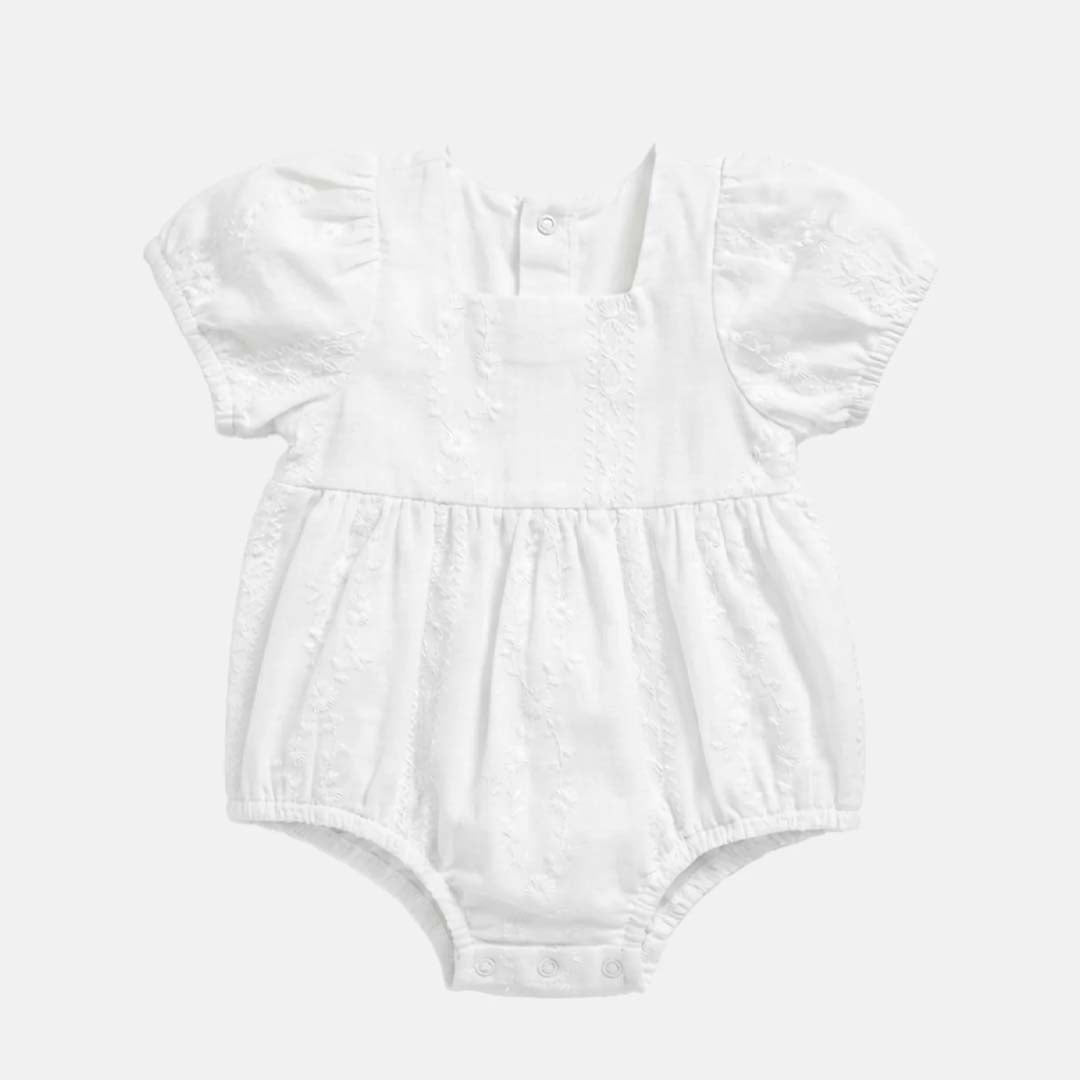 Florence Baby Romper | Vanilla