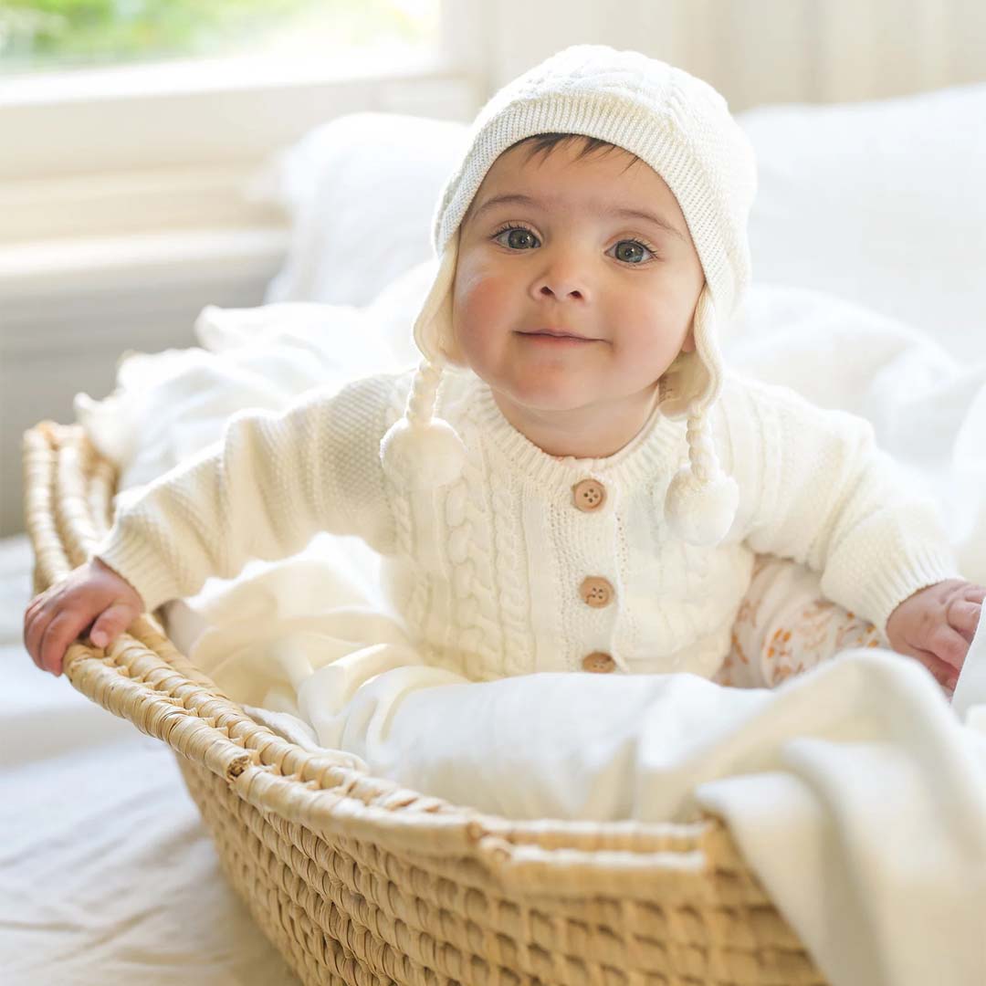Yummy Organic Cardigan | Cream