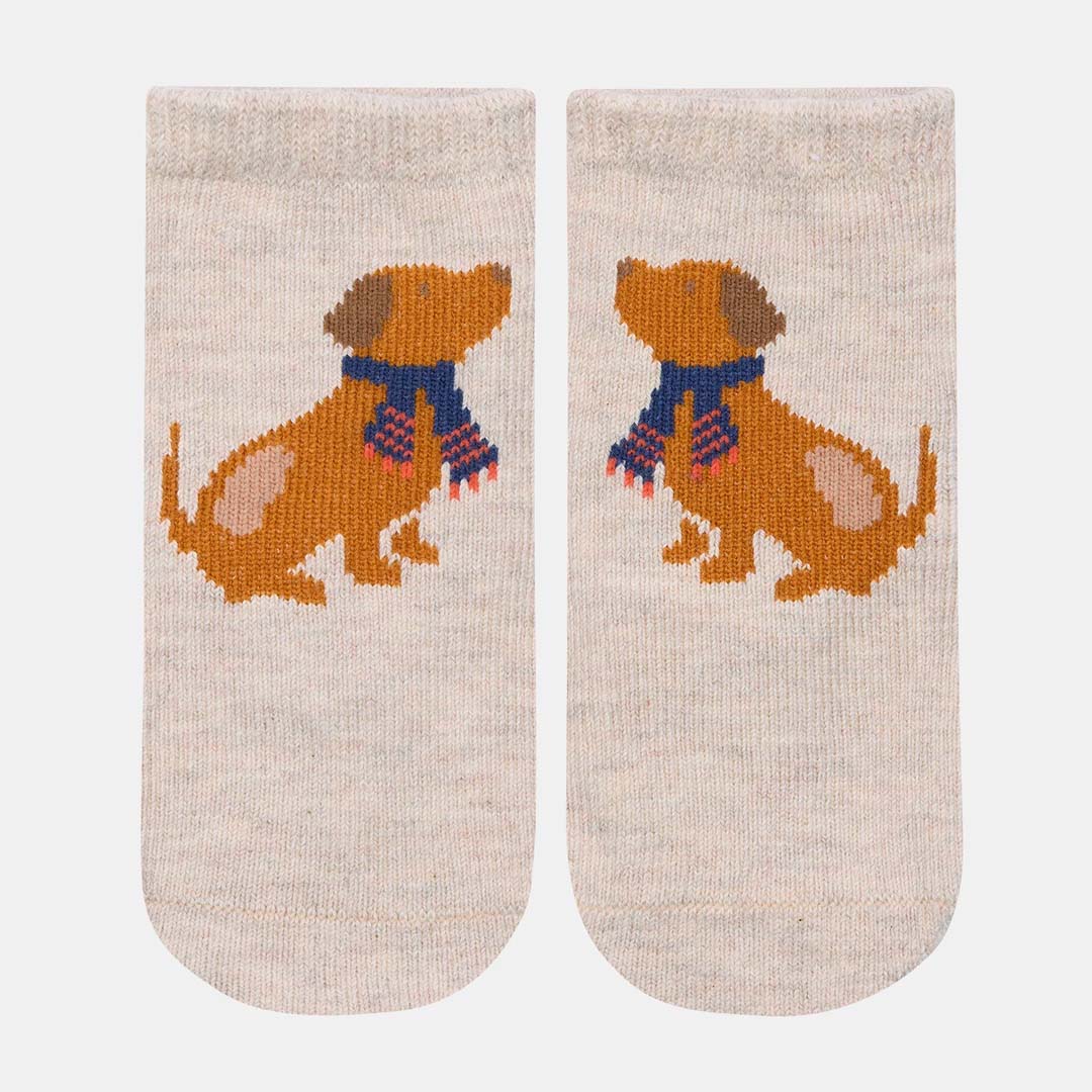 Jacquard Ankle Socks | Puppy Dog