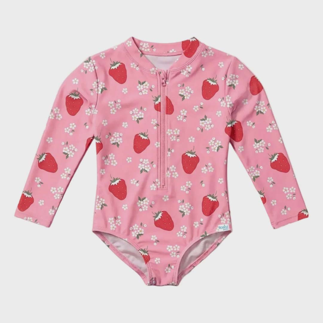 Twinkle Swim Bodysuit | Strawberry