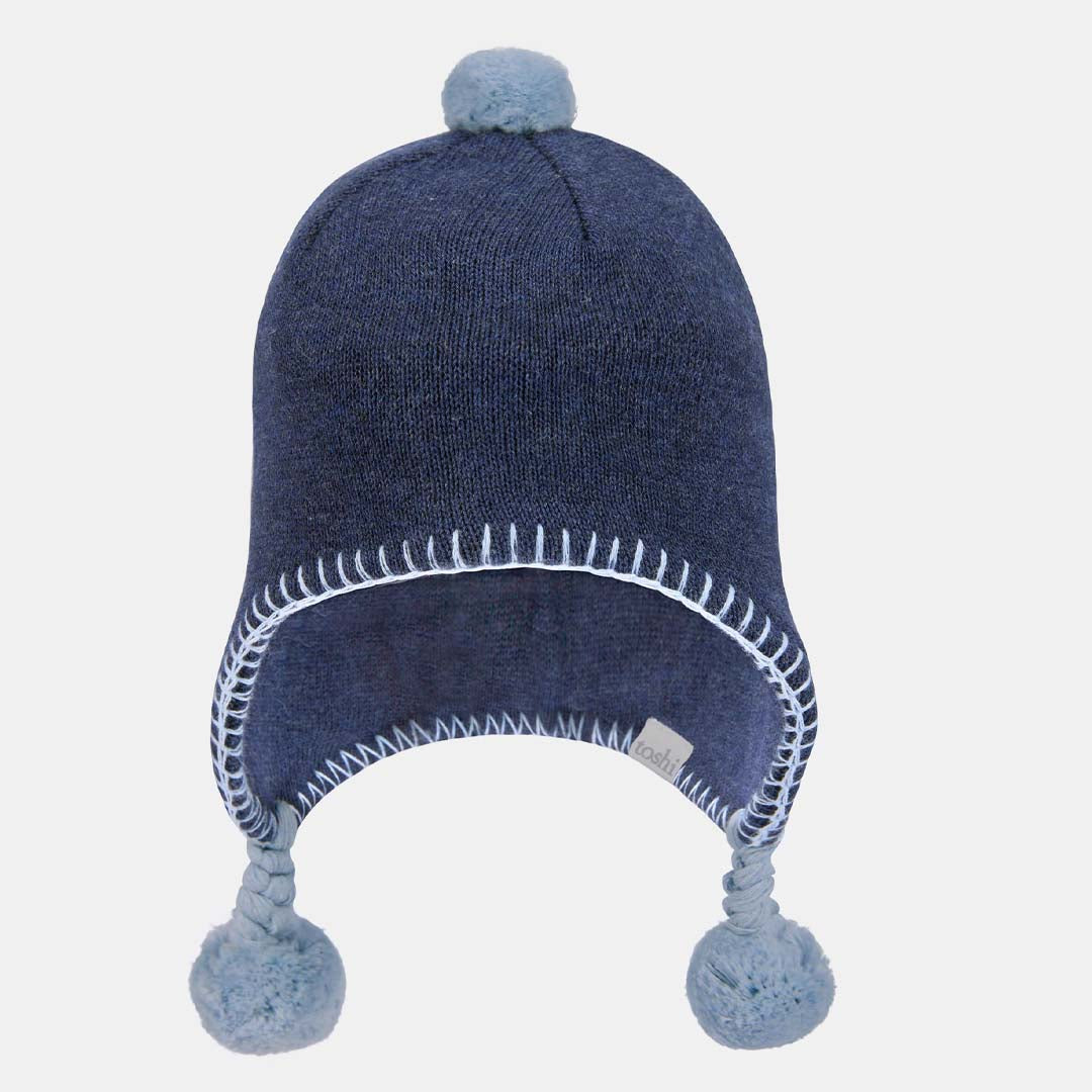 Organic Earmuff Beanie | Mystical Tiny Tractors