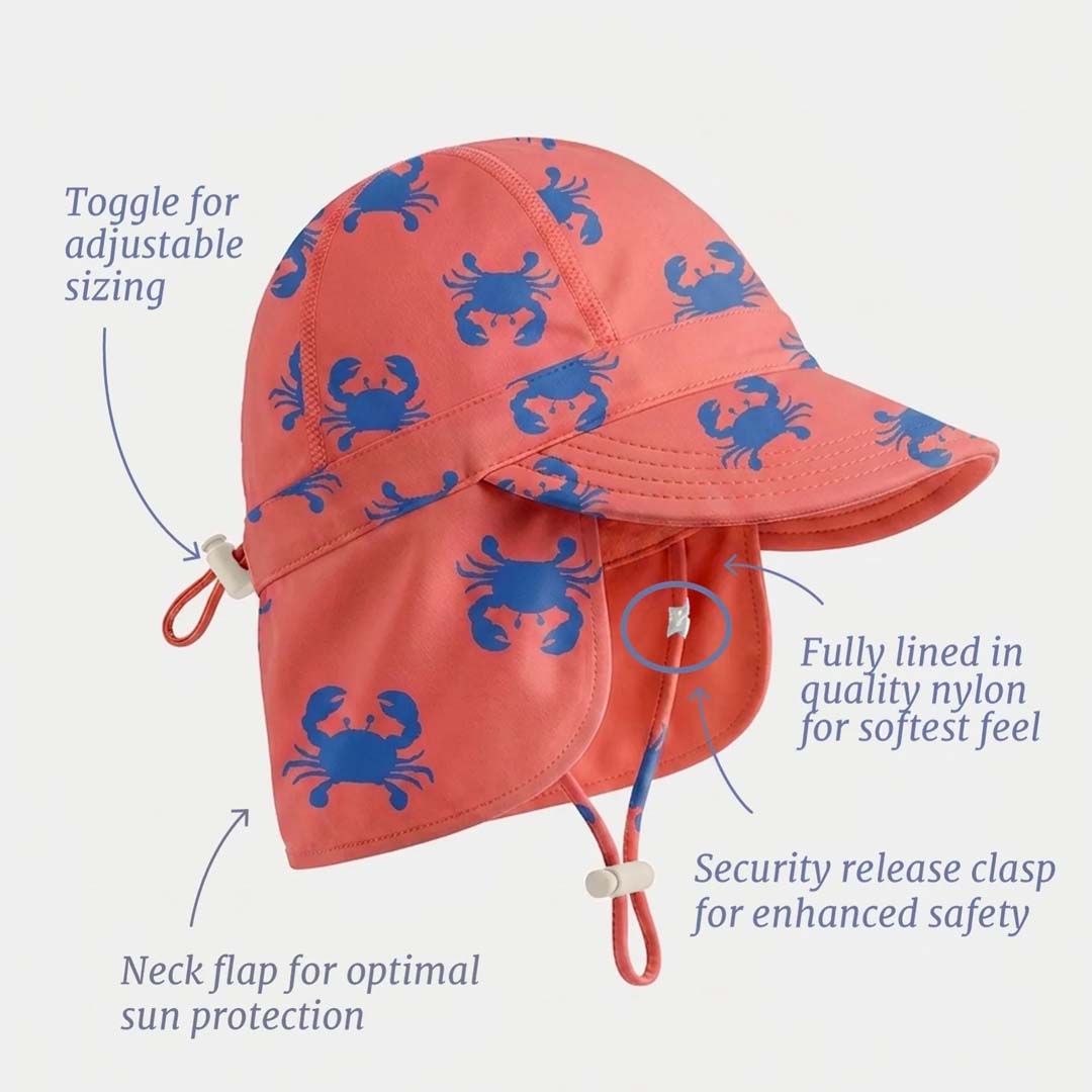 Pirate Swim Flap Cap | Mud Crabs