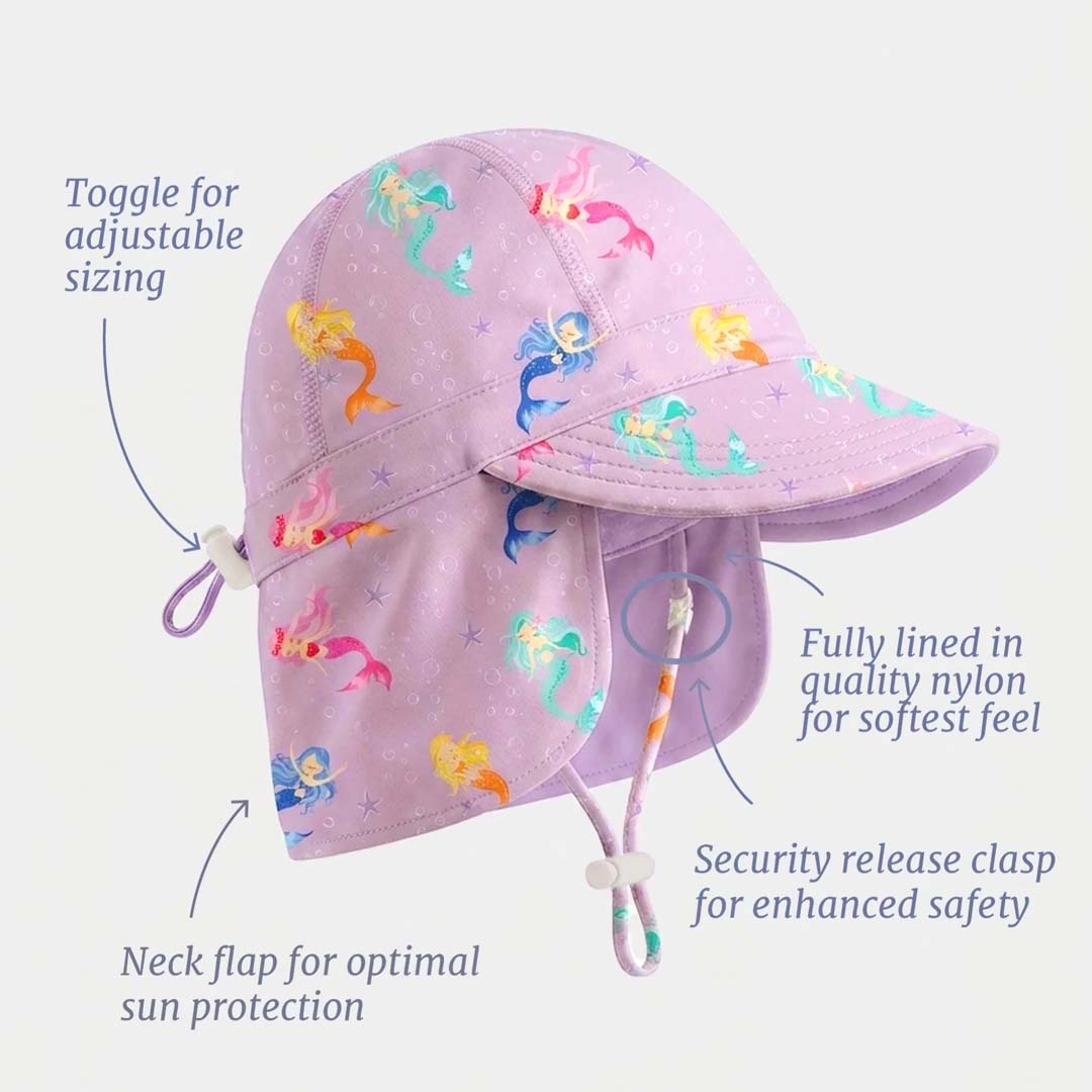 Twinkle Swim Flap Cap | Princess Mermaid