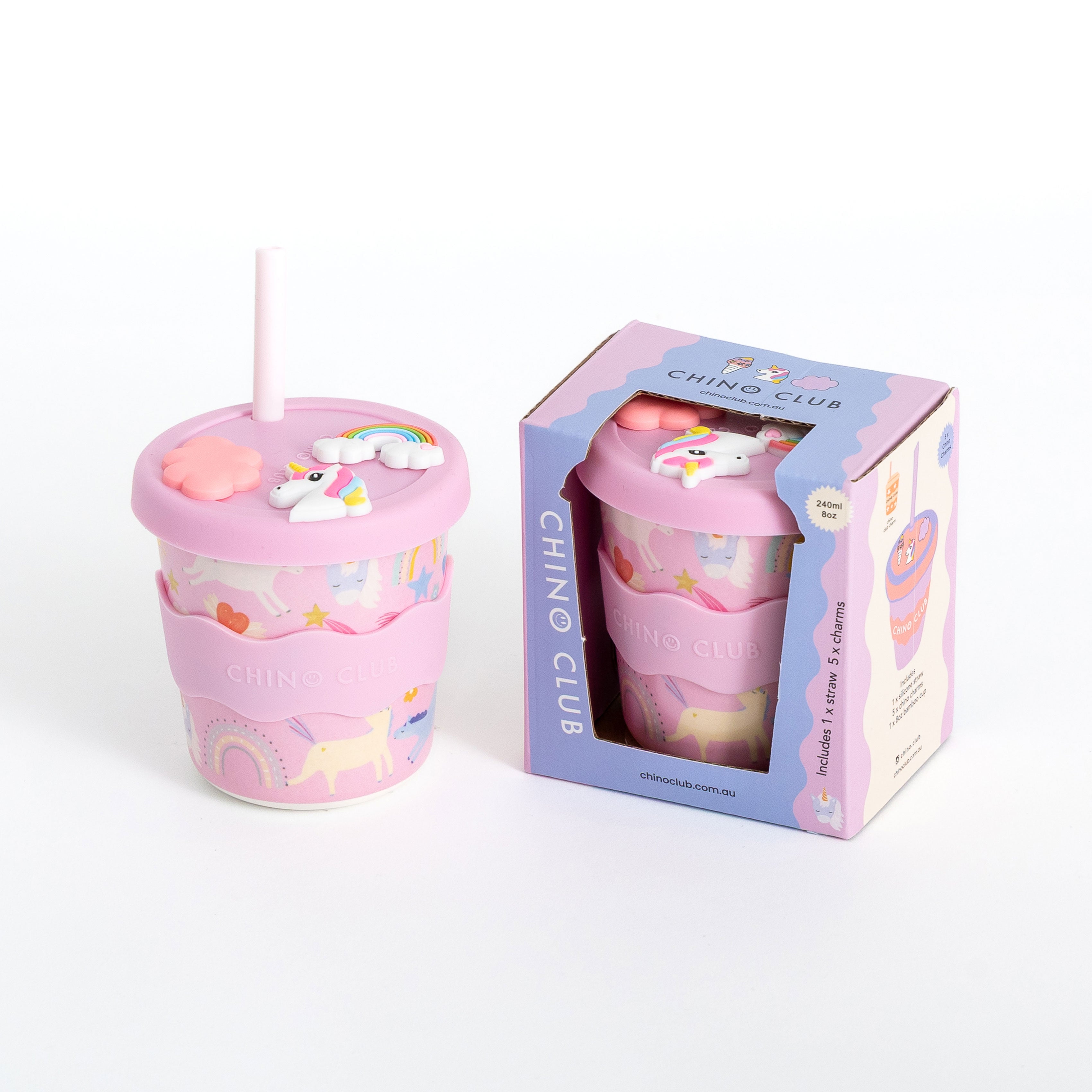 Unicorn Chino Charm Cup 8oz by Chino Club