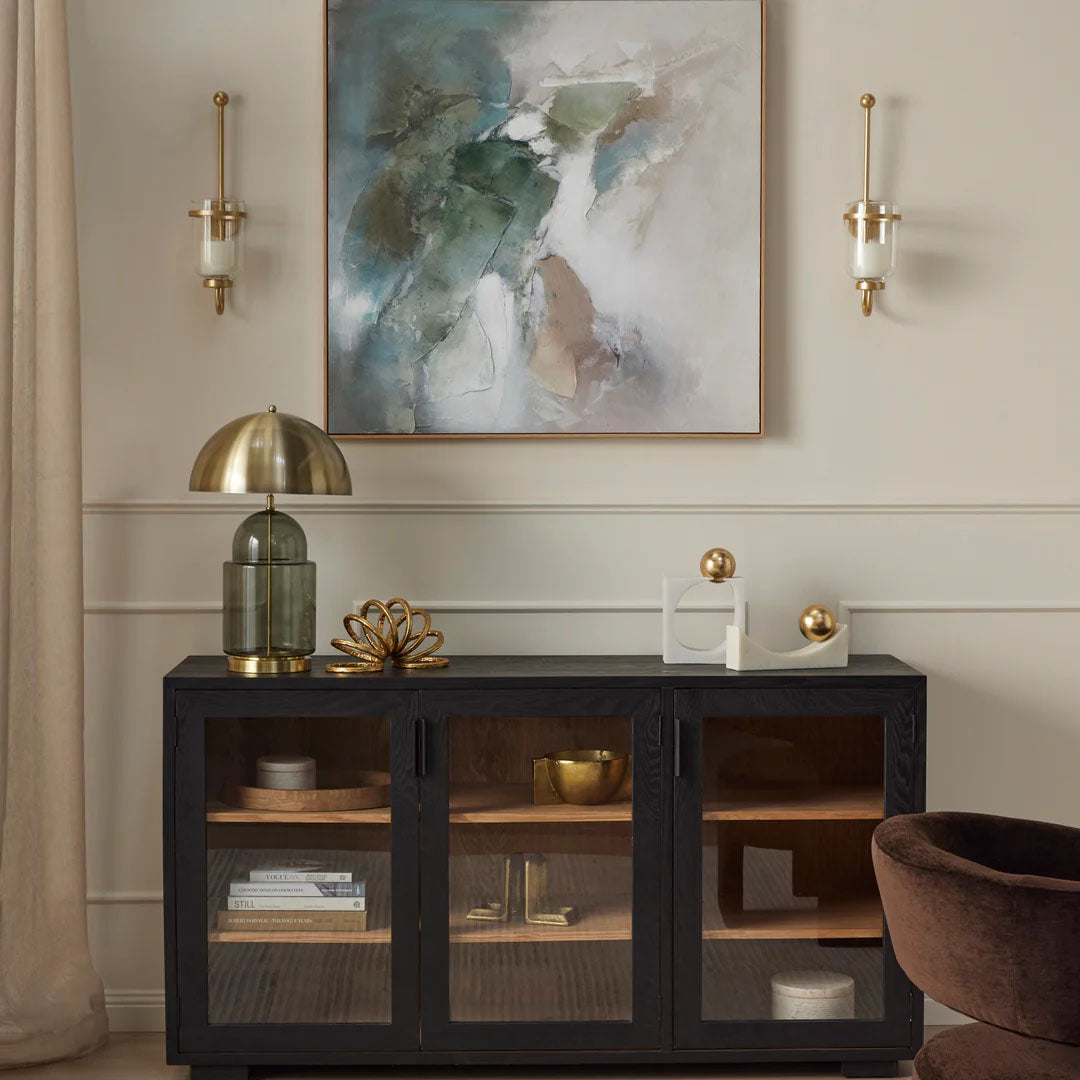 Verona Hand Painted Wall Art | Seafoam