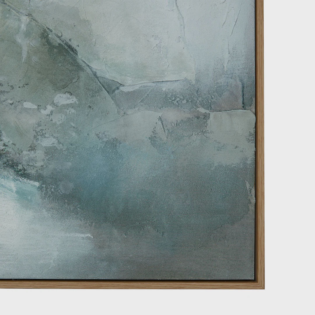 Verona Hand Painted Wall Art | Seafoam