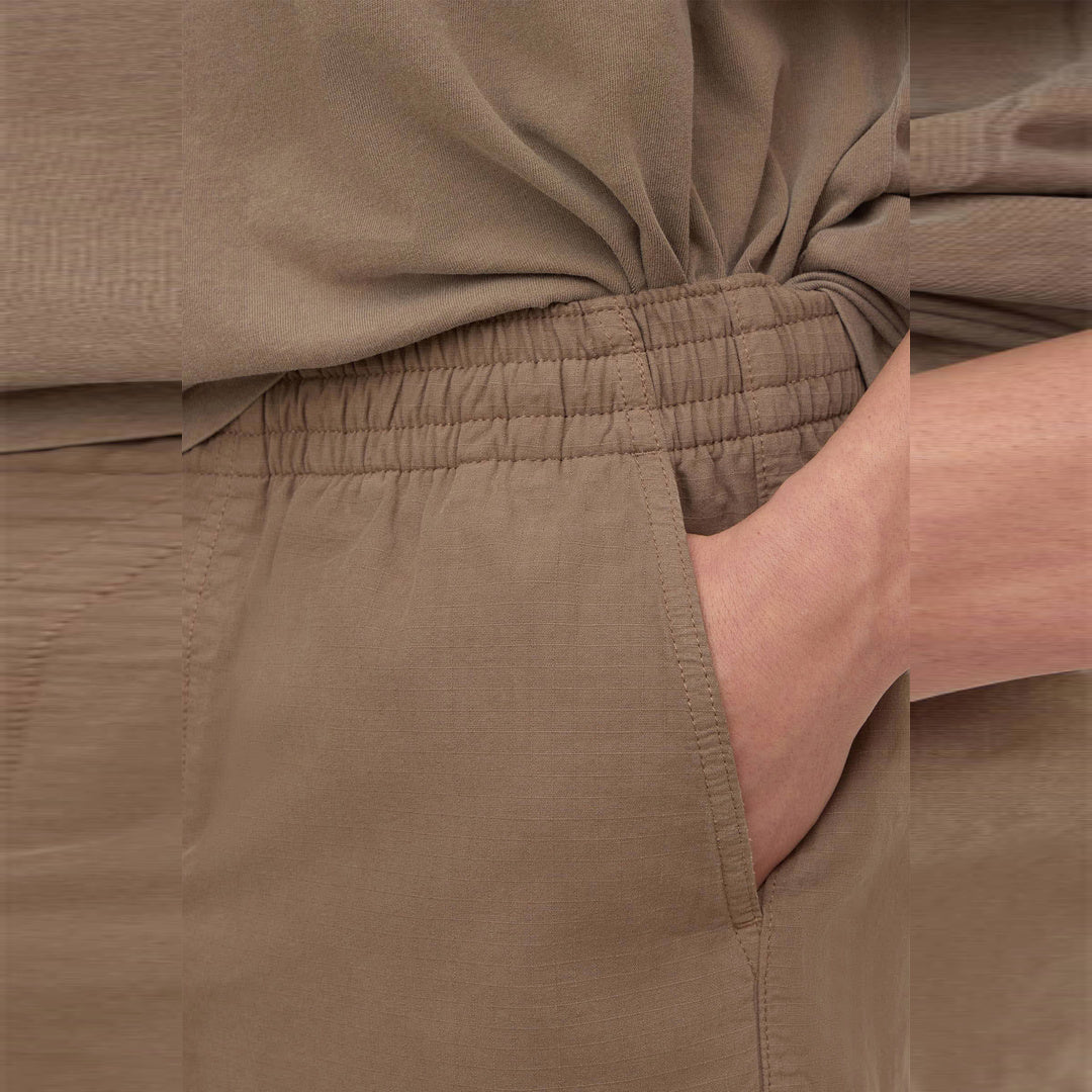 Assembly Label Wallace Ripstop Short in Dark Sand
