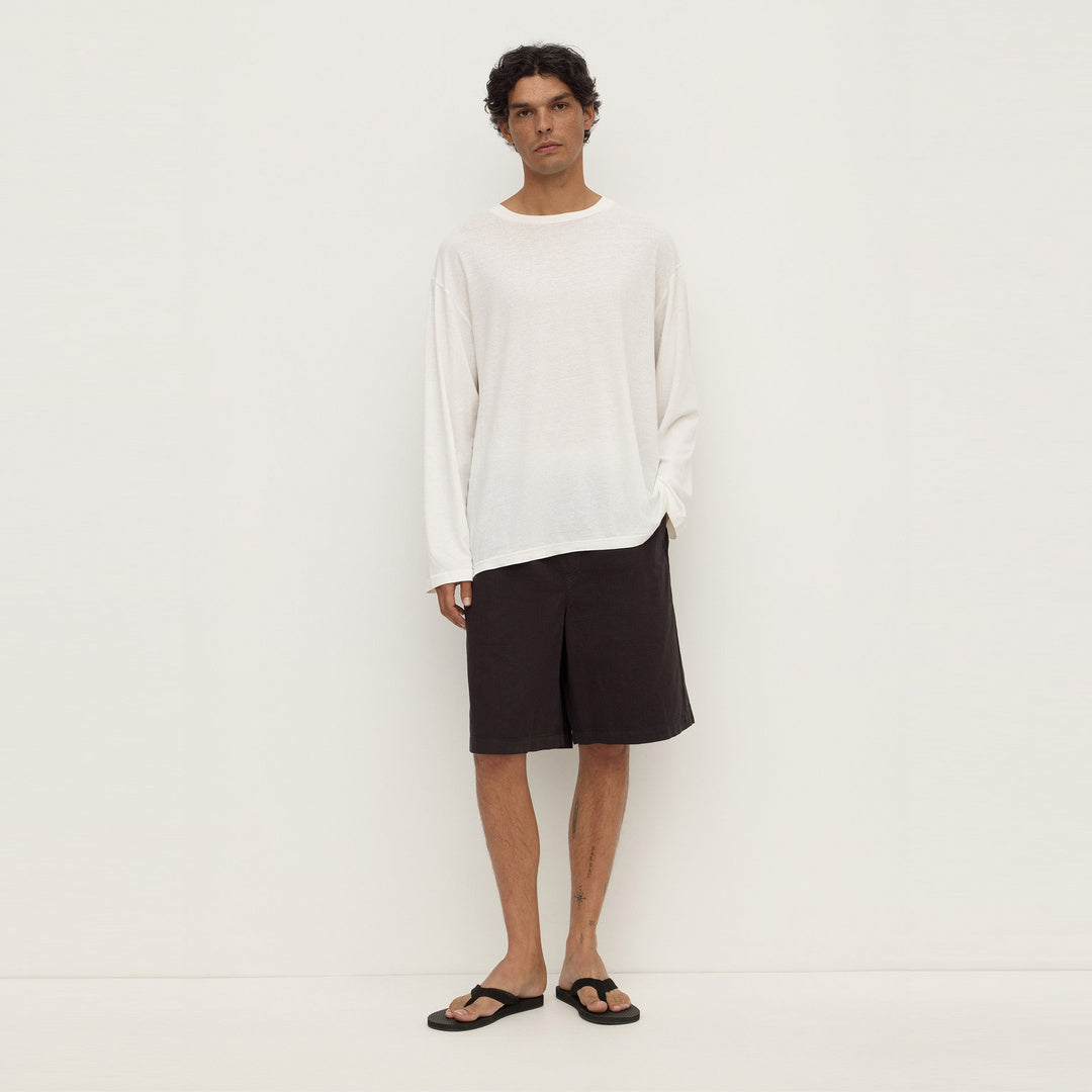 Assembly Label Wallace Ripstop Short in Washed Black