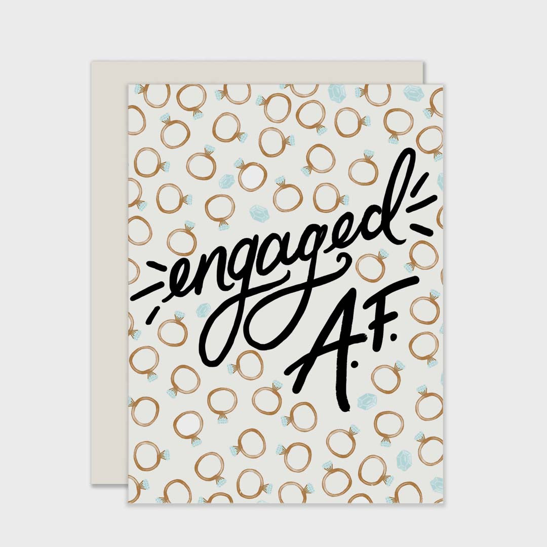 Wedding & Anniversary Card | Congrats A.F