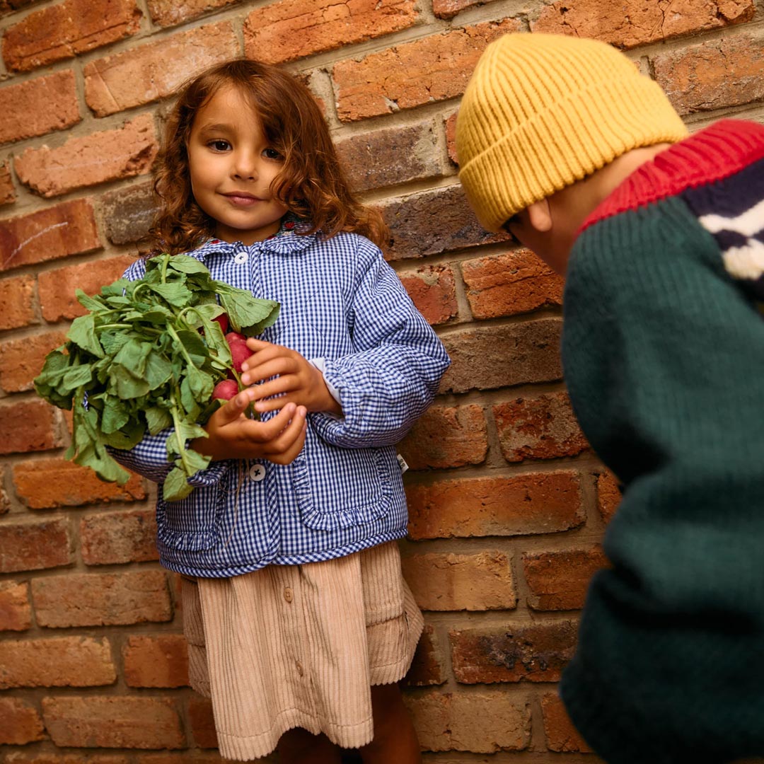 Wild Strawberry Gingham Padded Jacket
