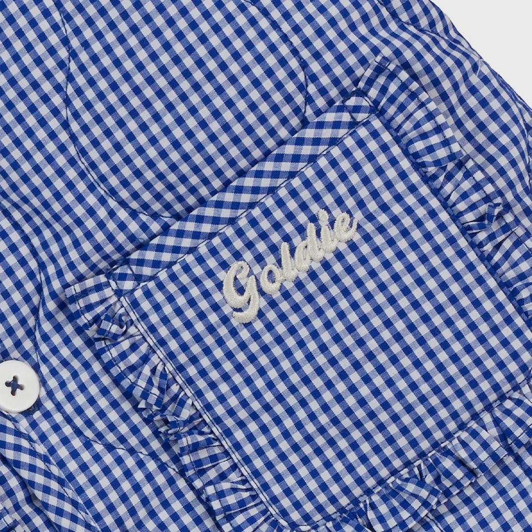 Wild Strawberry Gingham Padded Jacket