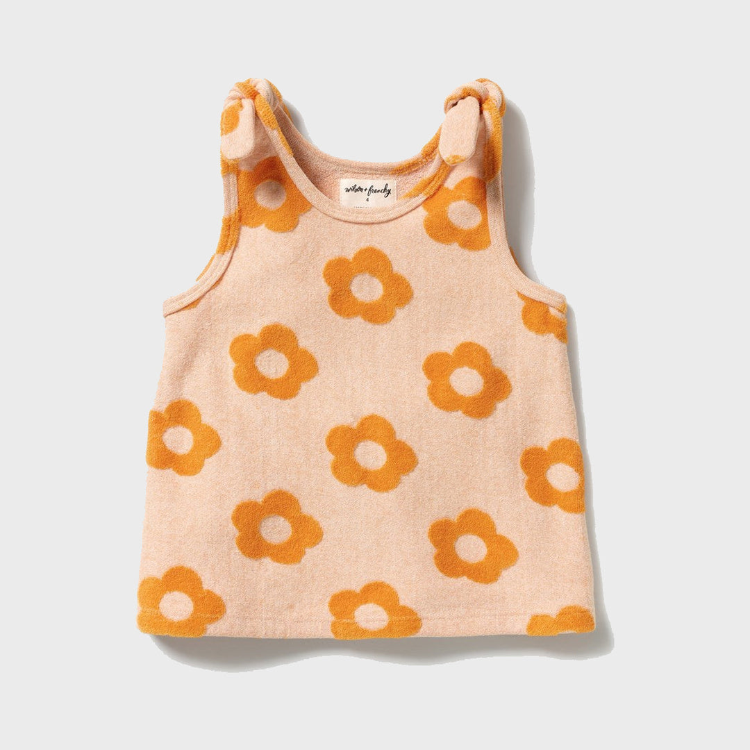 Daisy Glow Organic Terry Singlet product view