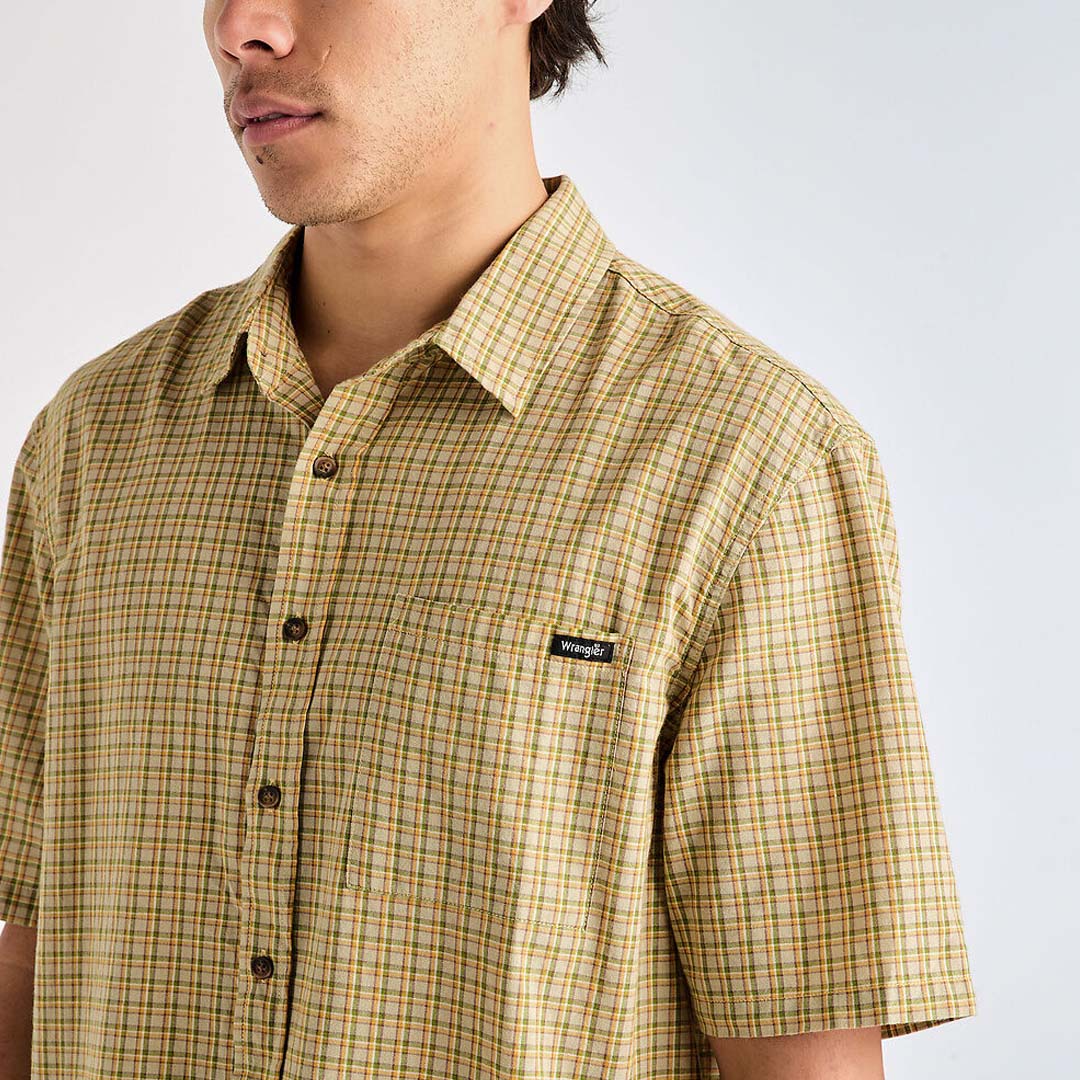 BOXCAR SHIRT | TAN CHECK