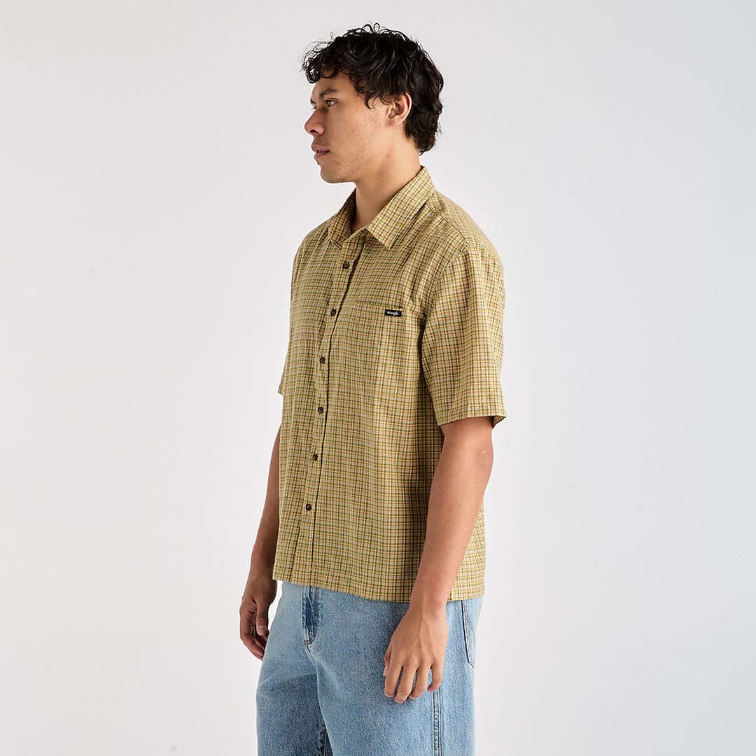 BOXCAR SHIRT | TAN CHECK