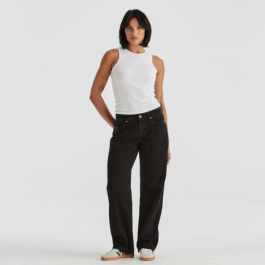 LOW BELLA BAGGY RELAXED JEAN | BLACK ROCK